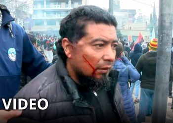 Cuatro horas de represión, decenas de heridos y numerosos detenidos en Jujuy