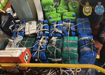 Decomisan en Australia 800 kilos de cocaína de un barco que pasó por un puerto de Santa Fe