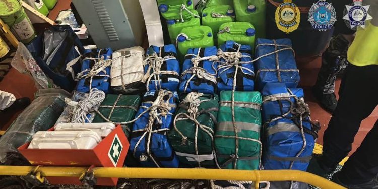 Decomisan en Australia 800 kilos de cocaína de un barco que pasó por un puerto de Santa Fe