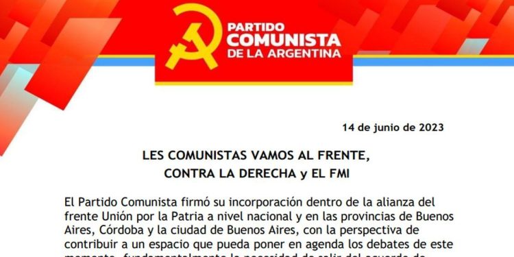El Partido Comunista se incorporó a Unión por la Patria