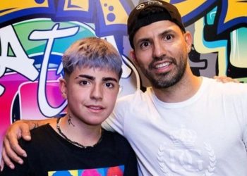 El provocador mensaje del hijo del “Kun” Agüero a PSG por la salida de Lionel Messi