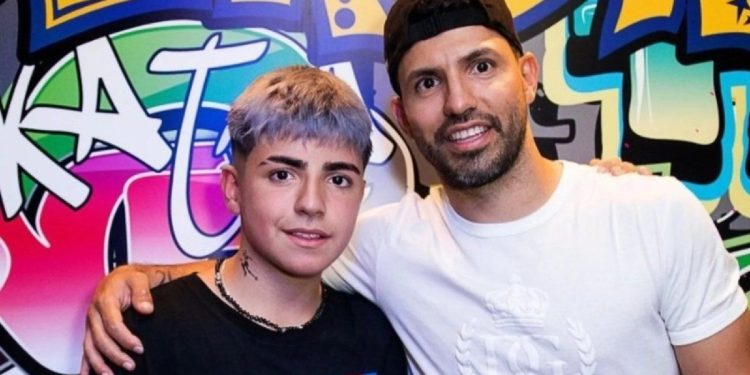 El provocador mensaje del hijo del “Kun” Agüero a PSG por la salida de Lionel Messi