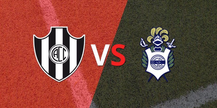 El segundo tiempo comienza sin goles entre Central Córdoba (SE) y Gimnasia