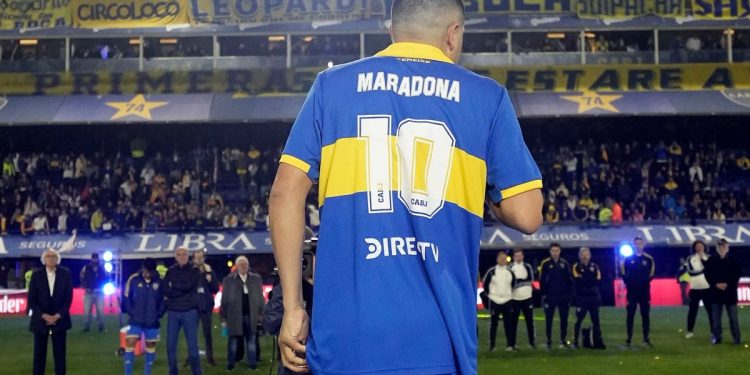 La frase de Riquelme sobre su homenaje a Maradona en su despedida