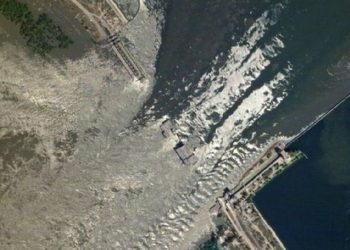 Rusia y Ucrania se acusan mutuamente por la destrucción de una represa