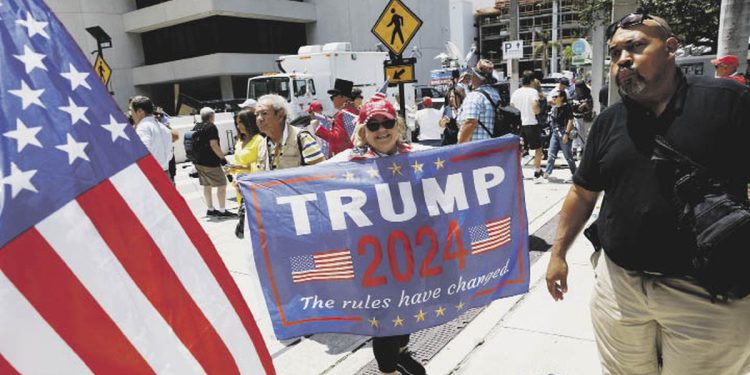 Trump, en la cuerda floja: se declaró no culpable de 37 graves cargos federales