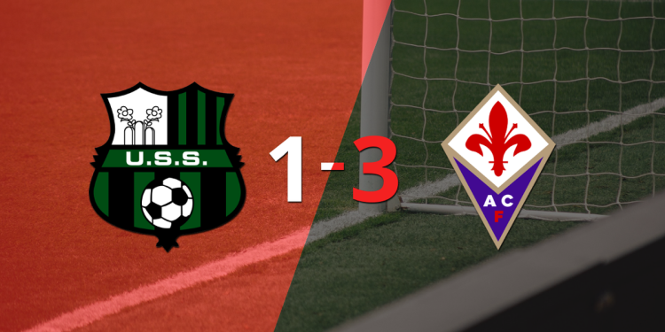 Victoria sin complicaciones de Fiorentina en su visita a Sassuolo