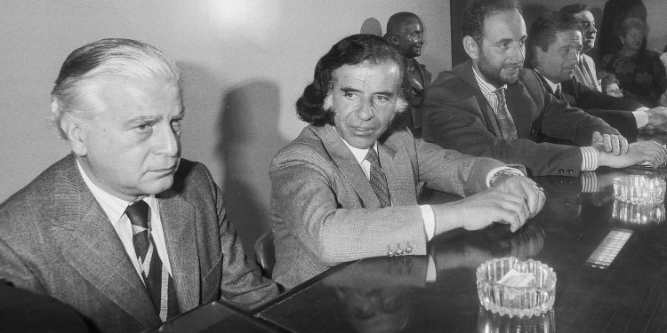 A 35 años de la interna peronista en la que Menem derrotó a Cafiero