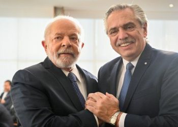 Alberto Fernández visitó a su par de Brasil