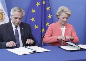 Alberto Fernández y Von der Leyen firmaron un memorándum de cooperación en energía