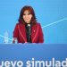 Cristina habló a poco de las PASO: “Hay un grupo selecto que tiene casi un PBI afuera del país”