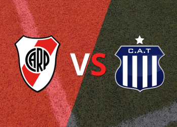 El ganador parcial es Talleres y ya llega el tiempo complementario