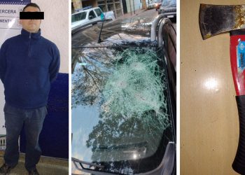 “El loco del hacha”: lo imputaron por daños y amenazas tras golpear al auto que lo chocó