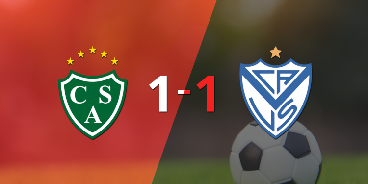 Empate a uno entre Sarmiento y Vélez