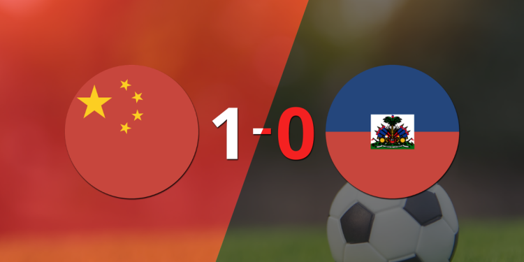 En su casa China derrotó a Haití 1 a 0