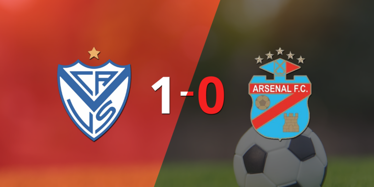 En su casa Vélez derrotó a Arsenal 1 a 0