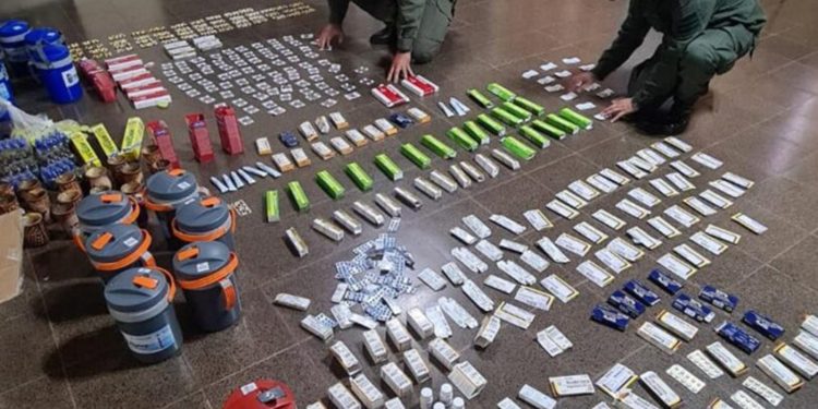 La Aduana evitó el contrabando de medicamentos valuados en más de tres millones de pesos