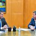 Massa y Uñac charlaron sobre obras en el sector energía y en los sistemas de riego