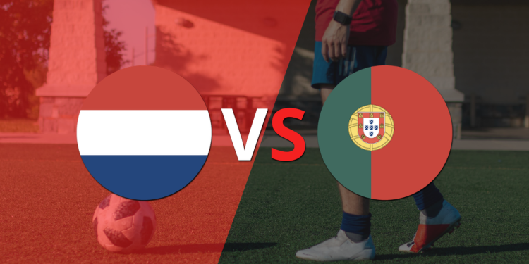 Países Bajos avanza 1 a 0 ante Portugal en Otago Stadium