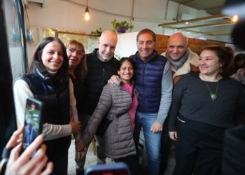 Rodríguez Larreta, Santilli, Espert y Pichetto recorrieron Vicente López junto a la intendenta Soledad Martínez