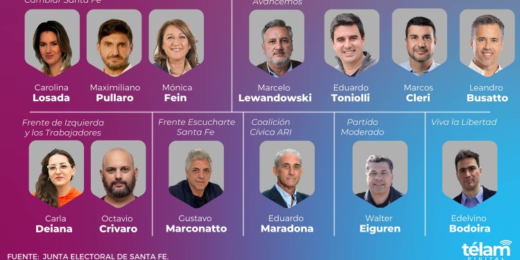 Santa Fe elige a sus candidatos a gobernador para las generales de septiembre