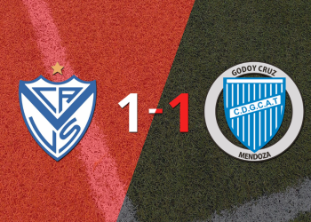 Vélez no pudo en casa ante Godoy Cruz y empataron 1-1
