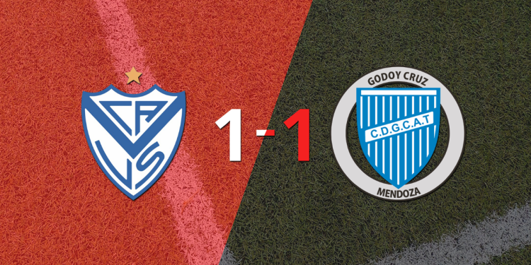 Vélez no pudo en casa ante Godoy Cruz y empataron 1-1