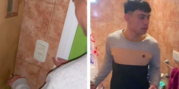 El insólito error en la construcción de un baño que se volvió viral en TikTok