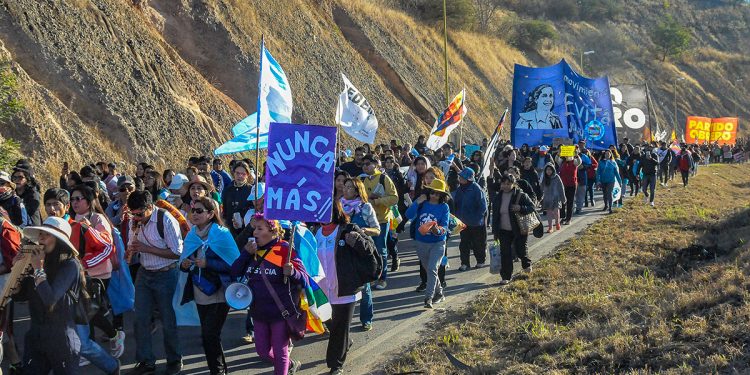 El «Malón de la Paz» contra la reforma constitucional en Jujuy llega a CABA