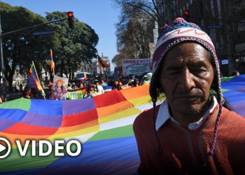 El Tercer Malón de la Paz permacenerá frente a Tribunales contra la reforma en Jujuy