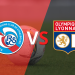 Empate a 0 en el comienzo del segundo tiempo entre RC Strasbourg y Olympique Lyon