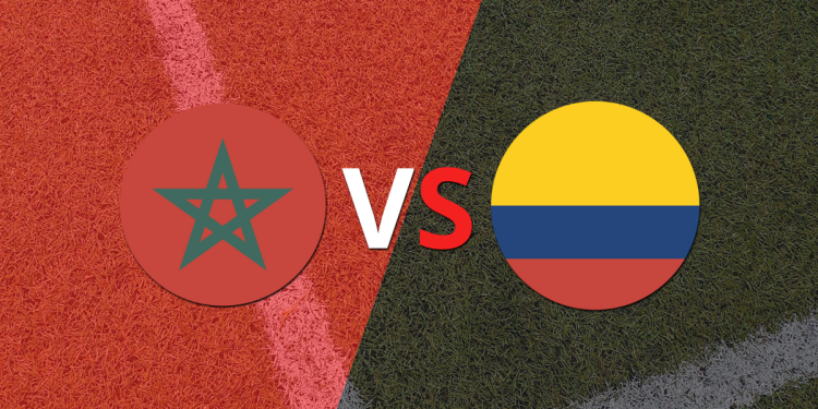 Inicia el partido entre Marruecos y Colombia
