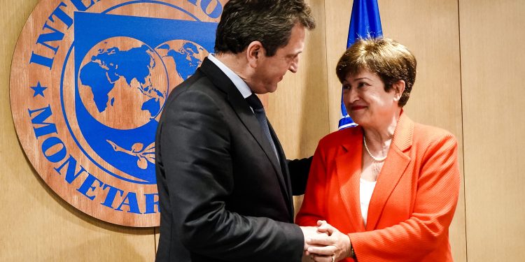 Massa se reunirá Georgieva a la espera del desembolso por US$ 7.500 millones