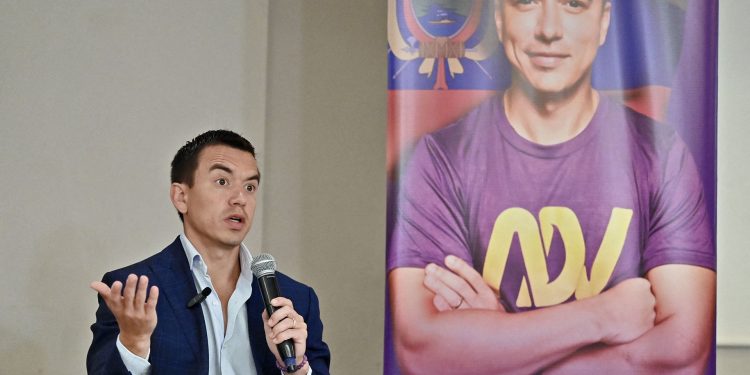 Noboa busca el apoyo del partido del asesinado Villavicencio, que pone condiciones