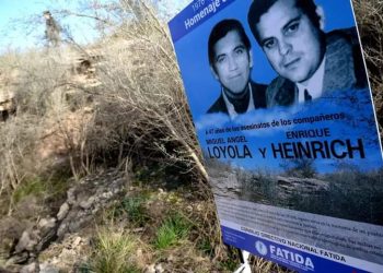 Señalizaron como Sitio de Memoria el lugar donde fueron hallados dos cuerpos de trabajadores del diario La Nueva Provincia