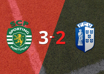 Viktor Gyökeres anota doblete en la victoria por 3 a 2 de Sporting Lisboa sobre Vizela