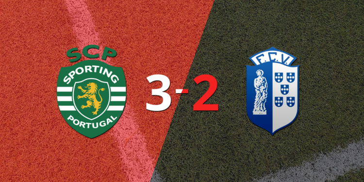 Viktor Gyökeres anota doblete en la victoria por 3 a 2 de Sporting Lisboa sobre Vizela