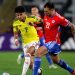 Chile y Colombia mostraron más miedo que fútbol