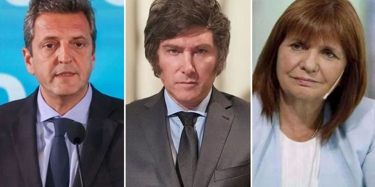 Claros y oscuros en distintos frentes: Massa, Milei y Bullrich
