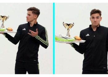 Julián Álvarez se lució como actor en una publicidad con un guiño a Spiderman