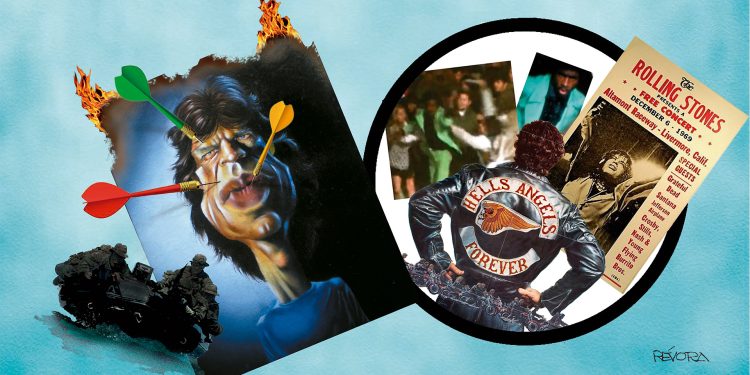 La noche en que Mick Jagger pudo ser víctima de motoqueros asesinos