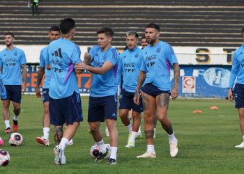 Lionel Messi entrenó diferenciado de cara al duelo con Bolivia