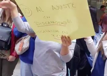 Prestadores de discapacidad tomaron la Superintendencia de Servicios de Salud