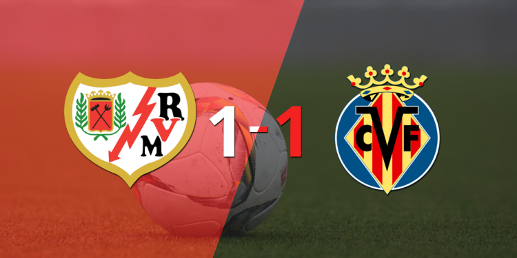 Reparto de puntos en el empate a uno entre Rayo Vallecano y Villarreal
