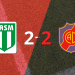 San Miguel y Colegiales firman un empate en dos