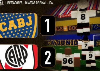 Superclásico en Roblox: River le ganó 2 a 1 a Boca en los cuartos de final de la Libertadores