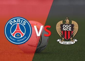 Victoria parcial de Nice sobre PSG por 2-1
