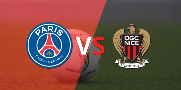 Victoria parcial de Nice sobre PSG por 2-1