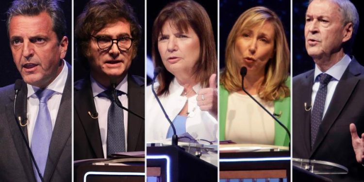 Cruces y fuertes réplicas en el primer debate público entre candidatos presidenciales