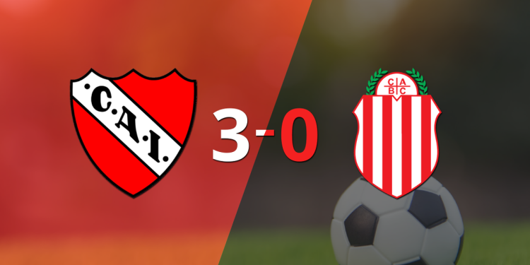 Independiente le pasó por encima 3-0 a Barracas Central